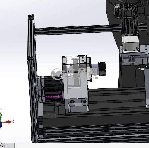 銑床設計模型圖